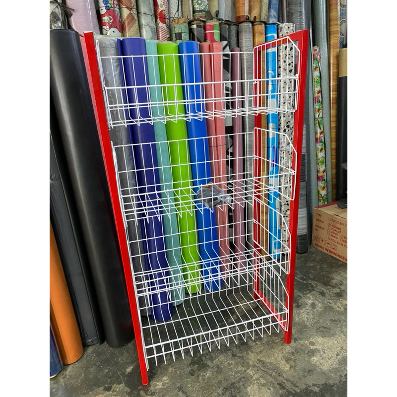Rak Jajanan, Rak Jualan, Rak Serba Guna Rangka Besi