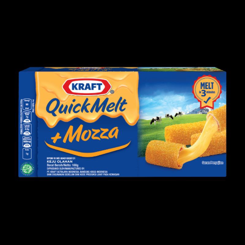 

kraft keju quick melt mozza box 150 gr