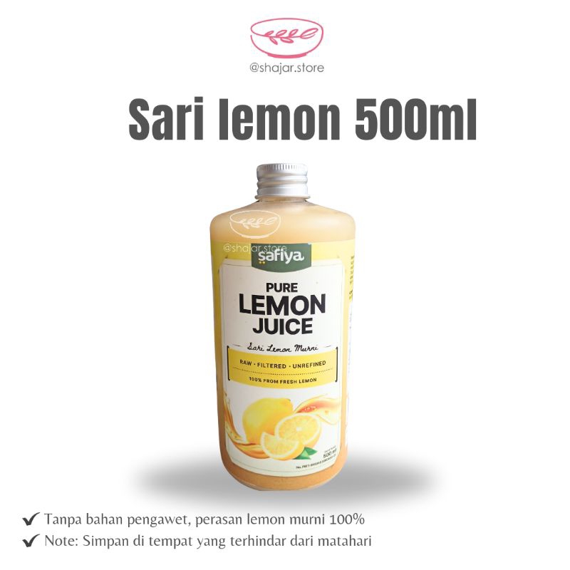 

Sari lemon 500ml// 250ml murni 100%