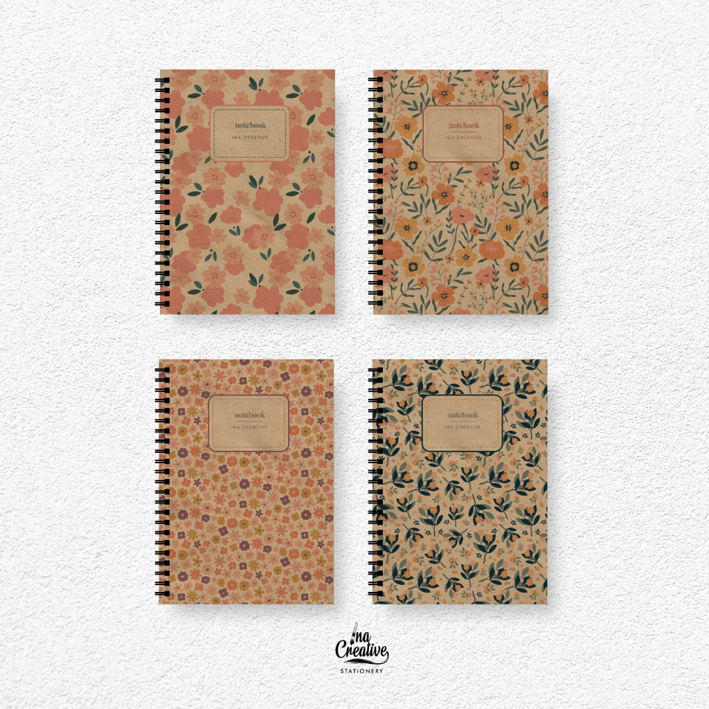 

Ina Creative Notebook Spiral Craft A5| Diary Book| Journal Book| Note| Buku Catatan Ring| Notebook Ring Motif| Buku Spiral|Spiral Notebook| Notebook Ring motif Aesthetic| Buku Sekolah| Buku Tulis| Souvenir Notebook