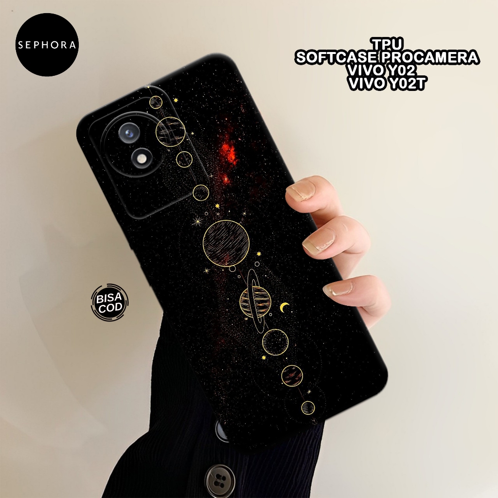 Softcase Vivo Y02 / Y02T Terbaru - Fashion Case Planet - Softcase Vivo Y02 / Y02T - Case Pro Camera 