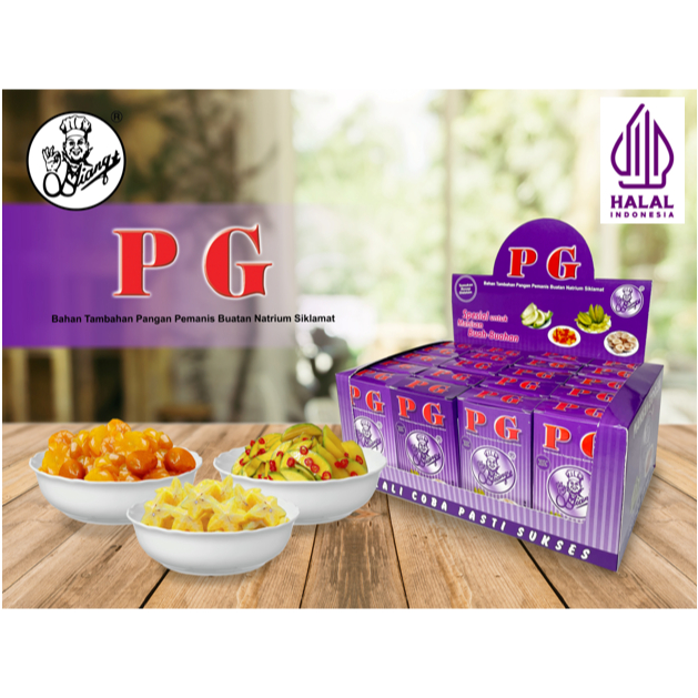 

PG penggurih manisan buah-buahan MS sachet ( 15g ) Halal