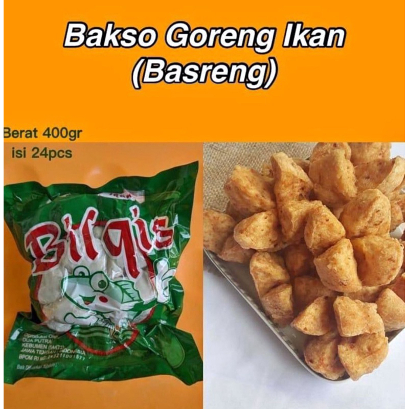 

Bakso ikan goreng (Basreng) 400g (24pcs) Khusus Jatim