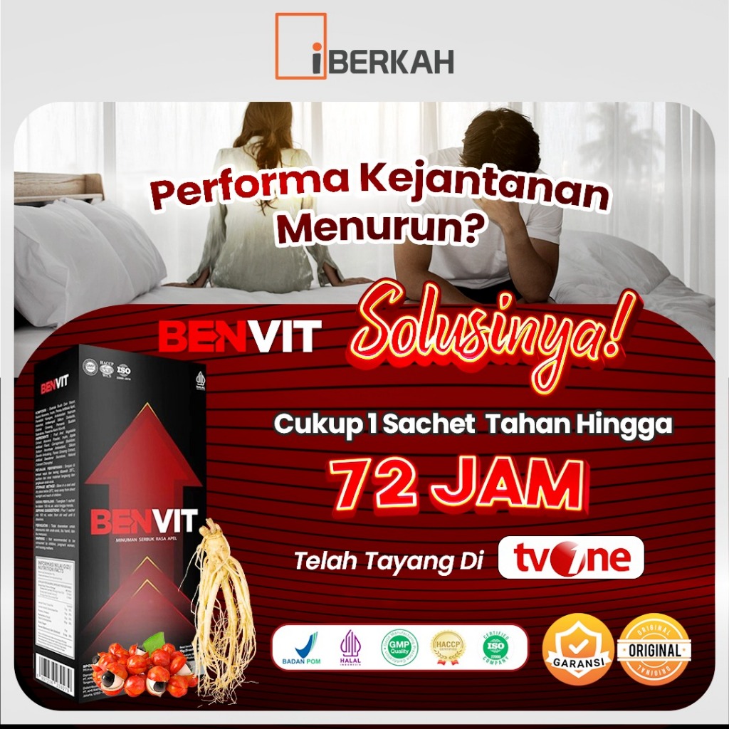 BENVIT - MINUMAN PENAMBAH STAMINA DAN VITALITAS PRIA