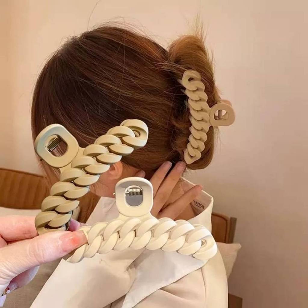 Jepit Rambut Doff Korea Model Twist Jedai Rambut