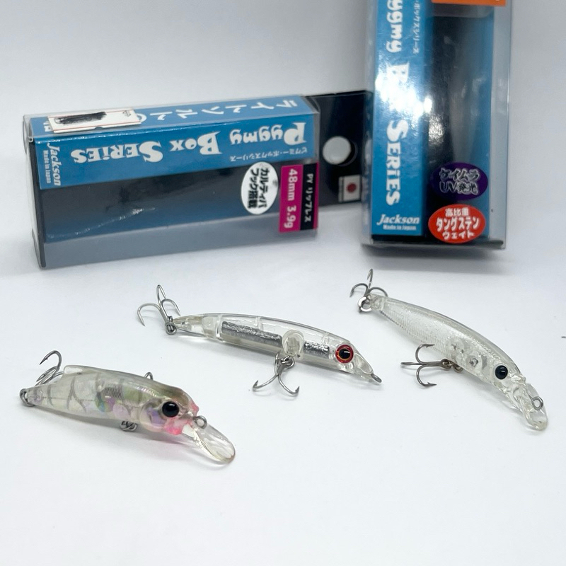Jackson Pygmy Box Series. PY Lipless, PY Heavy Minnow,PY Shallow Minnow