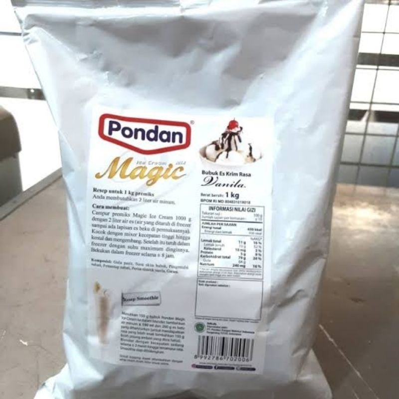 

PONDAN ES KRIM VANILLA 1 KG MURAH