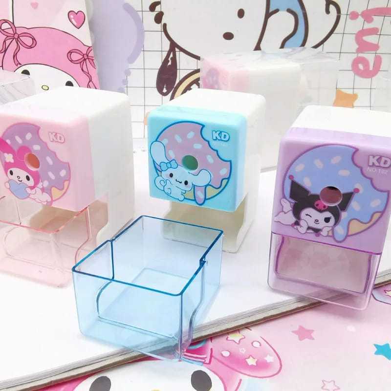 

Serutan Rautan Mekanik Karakter Sanrio Melody Cinnamoroll Kuromi