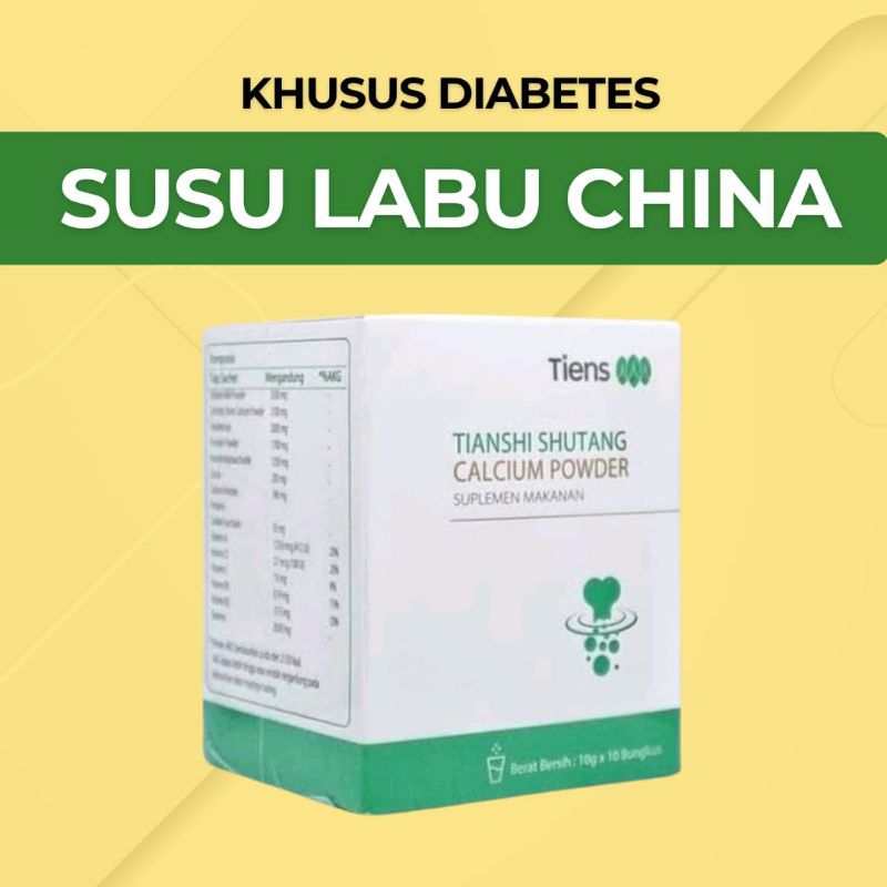 

ORI TIANSI TIENS shutang calcium powder [ Mengatasi Diabetes ]
