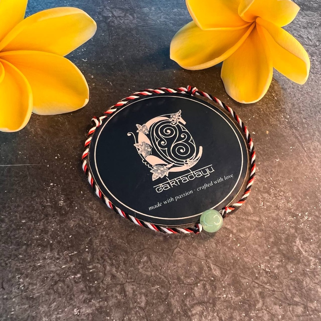 CAKRADAYU Gelang Anak Bayi Balita Tridatu Giok Salju asli khas Bali Original