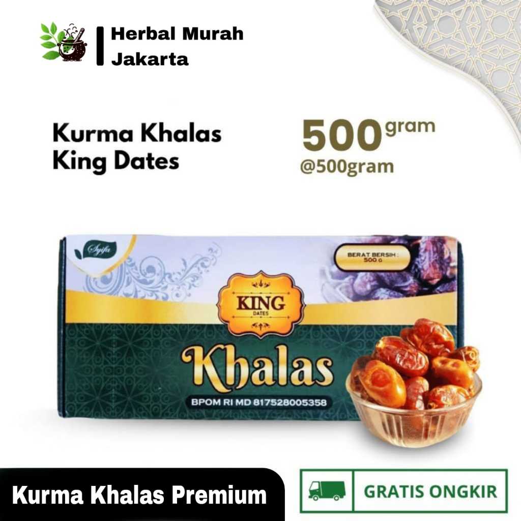 

Kurma King Khalas Syifa 500gr - Kurma Kholas