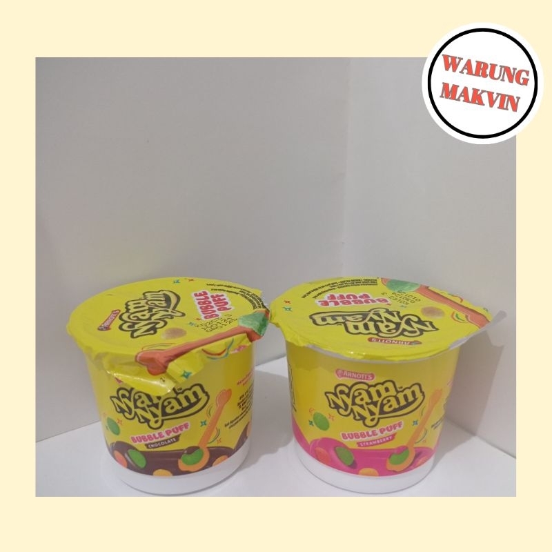 

Nyam-nyam Bubble Puff Cokelat&Stroberi