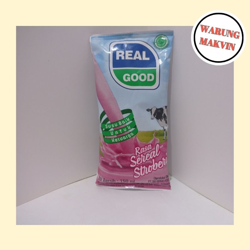 

Real Good Cokelat,Stroberi,Keju