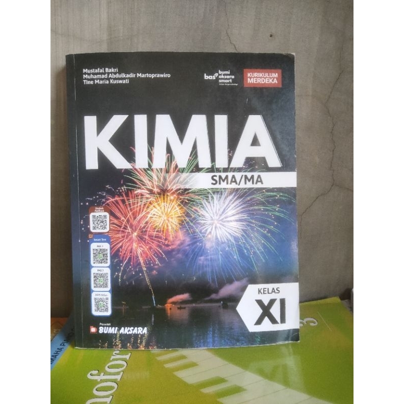 buku kimia kelas 11 XI 2 sma ma bumi aksara kurikulum merdeka