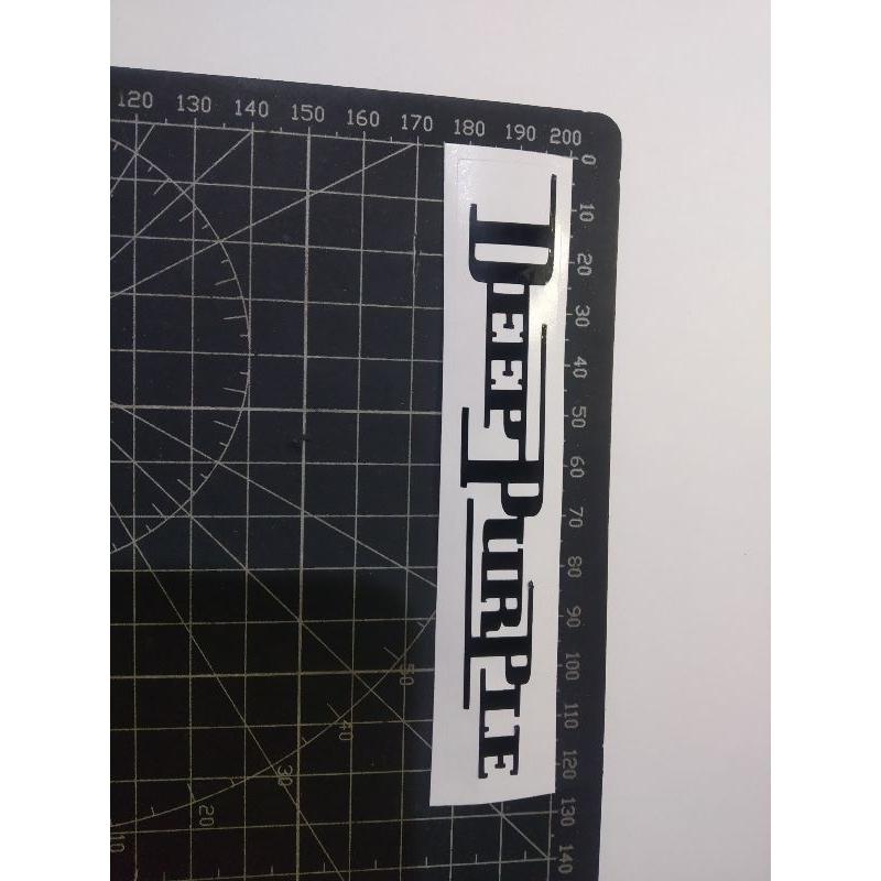 

cutting stiker deep purple
