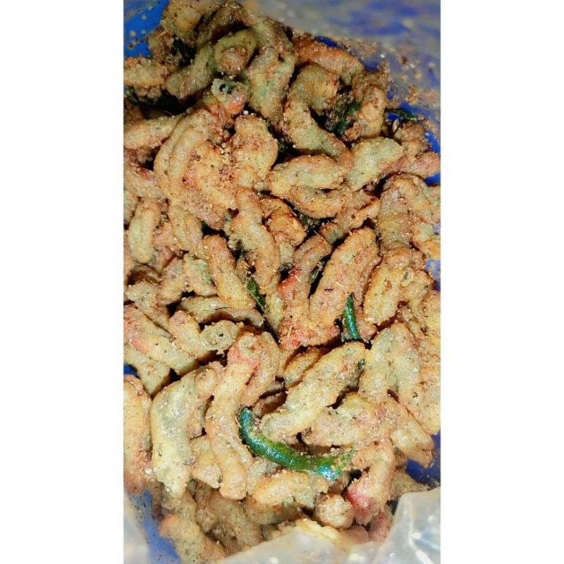 

Keripik Usus Pedas Daun Jeruk