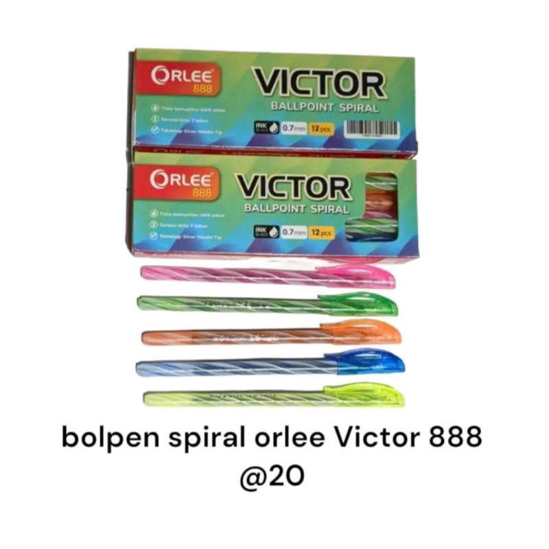 

ECER Bolpoin/Bolpen Spiral Victor (1 Pcs)
