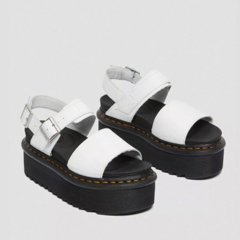 Dr Martens Voss Quad White Woman Sandal