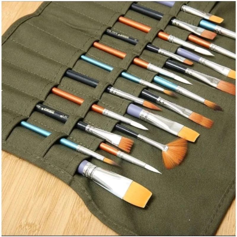 

Tas Tempat Pensil Kuas Lukis/Tas Pensil Lukis/Tas Kuas Lukis