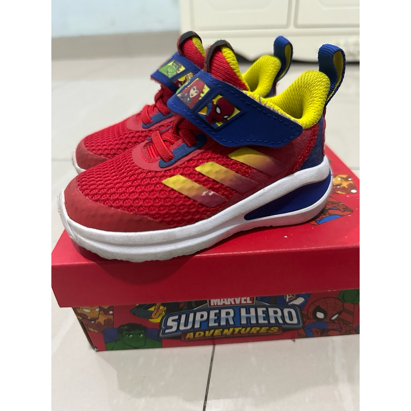 PRELOVED SEPATU ANAK 1 Tahun | ADIDAS TRAINING Sepatu FortaRun Super Hero Bayi Unisex Merah FY1654