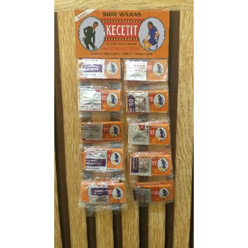 20sachet/1renteng Kecetit Sido Waras 100%ampuh