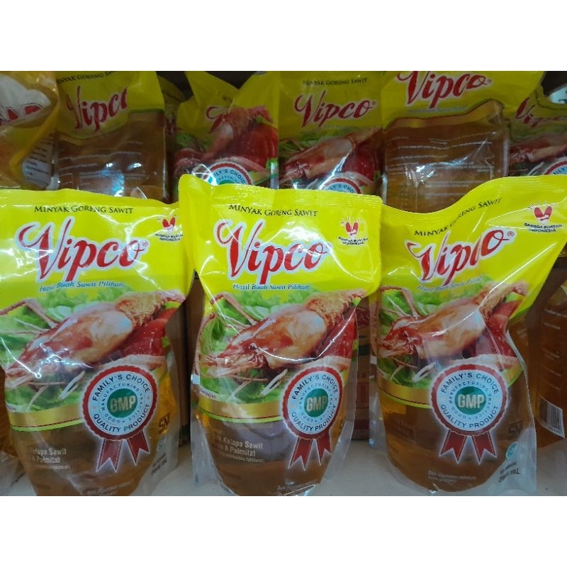 

FINDFIVEN MART - Minyak Goreng VIPCO PREMIUM 2 Liter 1 Karton isi 6 pcs