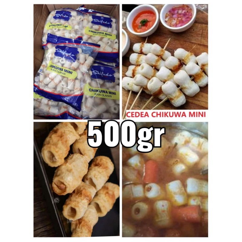 

Frozen food Shifudo Chikuwa Mini 500g murah sehat halal terdekat (Khusus Jatim)