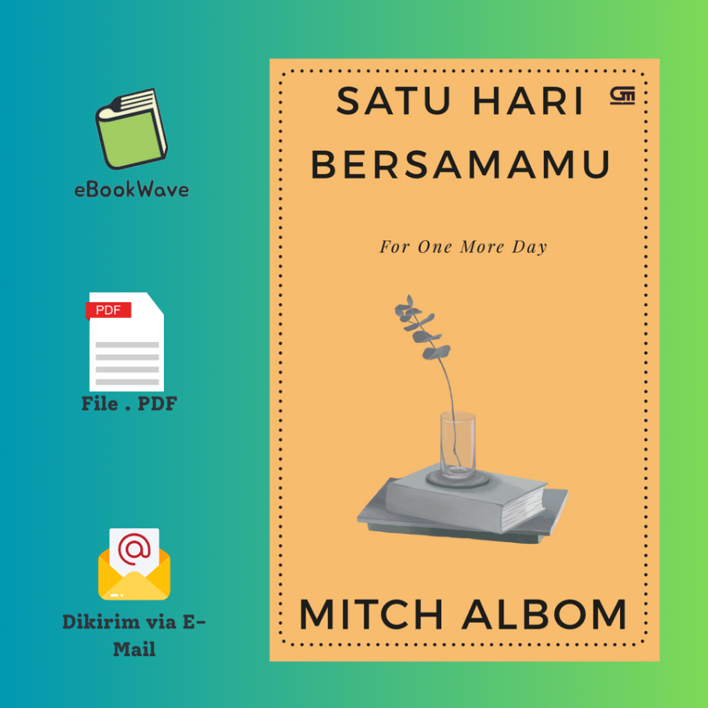 

For One More Day By Mitch Albom Book BEST SELLER (Bahasa Indonesia)