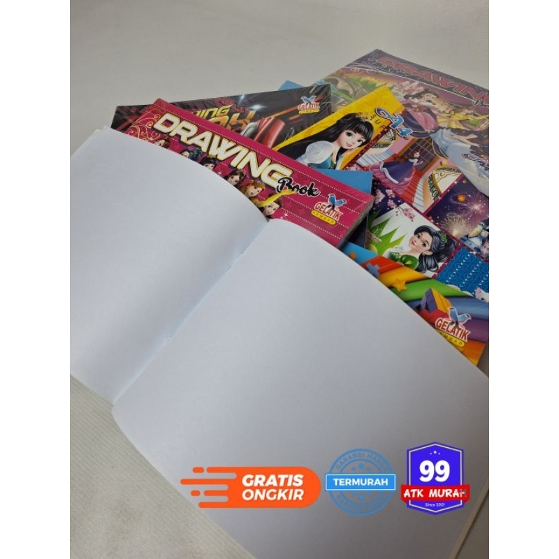 

DRAWING BOOK DODO A4/Buku Gambar/Alat Menggambar/Mewarnai/Melukis