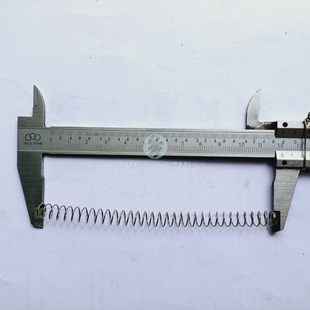 Per Spring Tekan 0,6mm Stainless Panjang 120mm