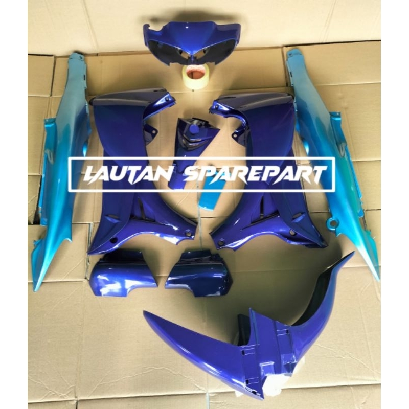 Cover Full Body Halus Jupiter Z Old / Jupiter Z Lama Warna Biru