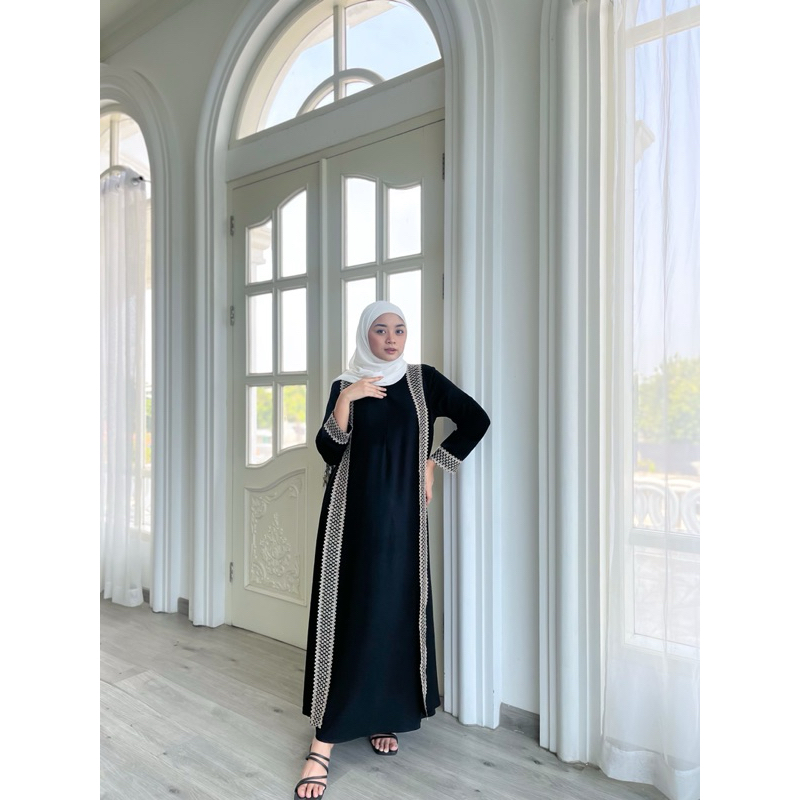 Abaya umroh/ Abaya hitam/ Abaya arab/ Abaya Premium