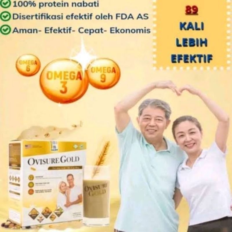 

SUSU OVISURE GOLD Atasi Nyeri Sendi & Tulang 100%HERBAL.