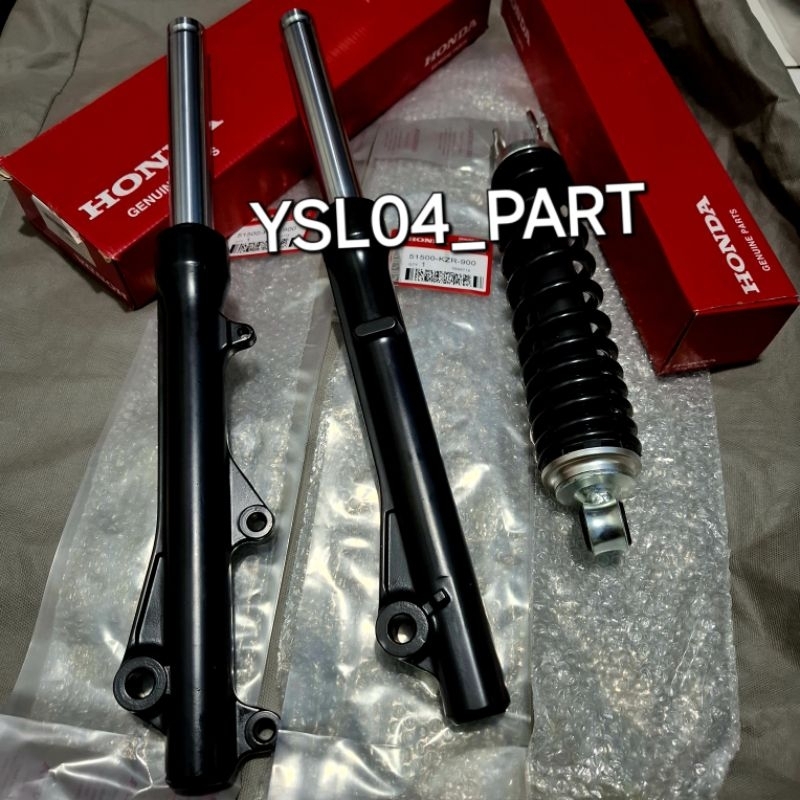 AS SHOCK DEPAN PLUS SHOCKBREKER BELAKANG KZR VARIO 125 FI VARIO 125 TECHNO VARIO 125 LED ORI