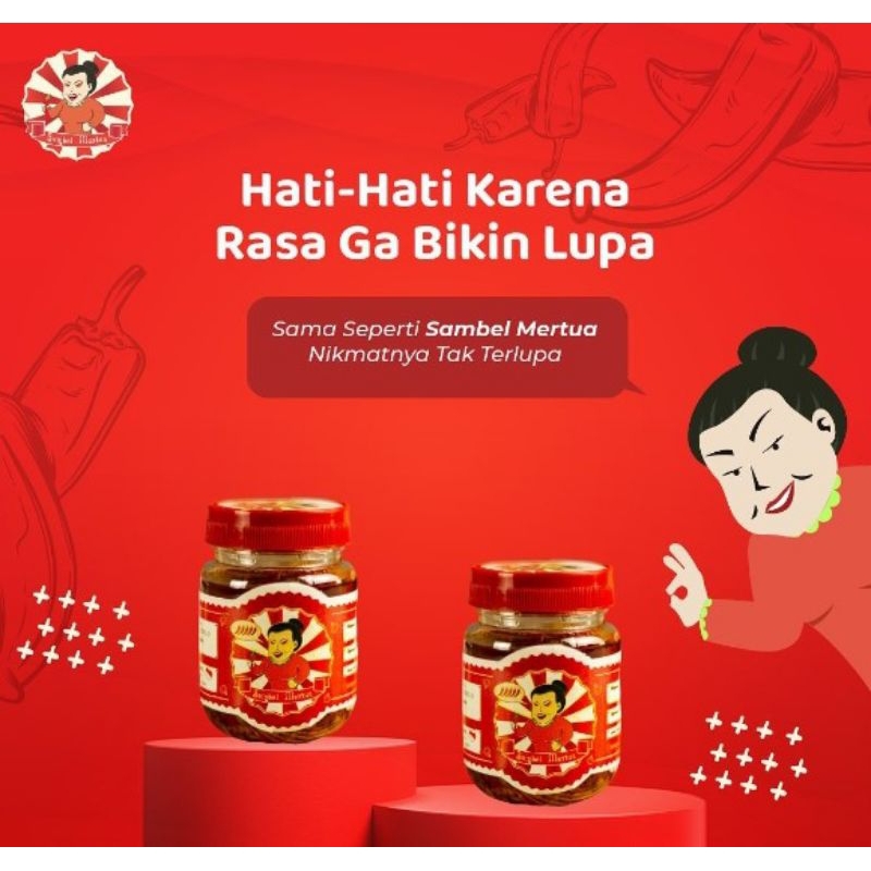 

Sambal Mertua Sambal Bawang Variant Lv3/Lv5 165gr