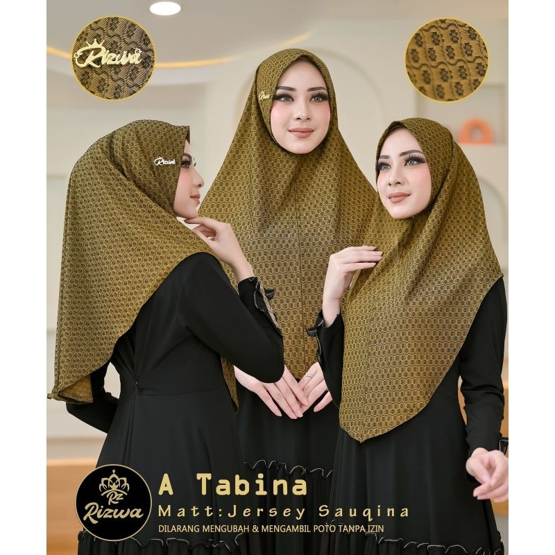 Hijab Instan Malay Atabina By Rizwa
