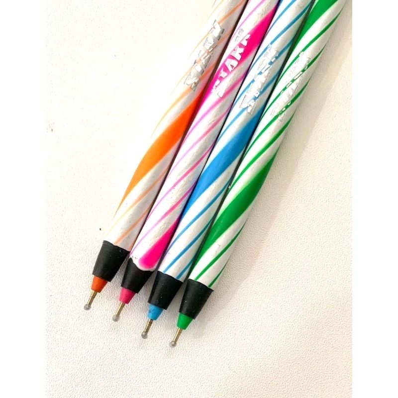 

Pulpen Lilin Ulir STARK warna-warni 1pcs | Ballpoint STARK | Pen Lilin