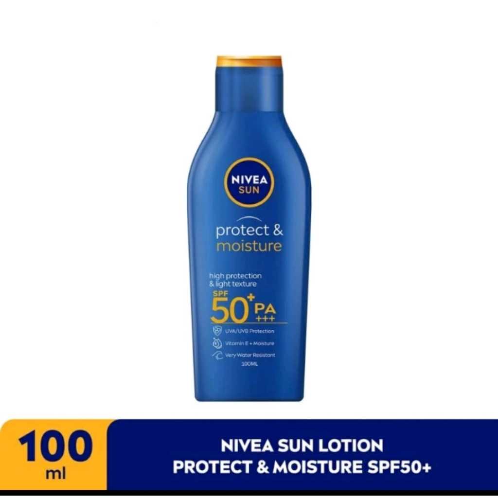 Nivea SUN Body SPF Lotion Extra Protect Moisture SPF50 100ml - Perlindungan maksimal UVA dan UVB