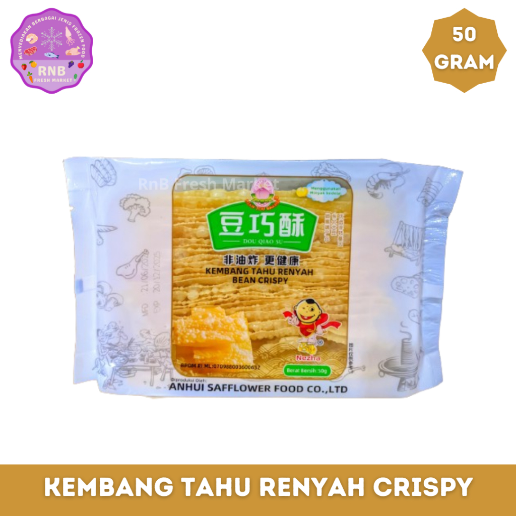 

Xian Tou Brand Kembang Tahu Renyah Bean Crispy Netto 50 Gram