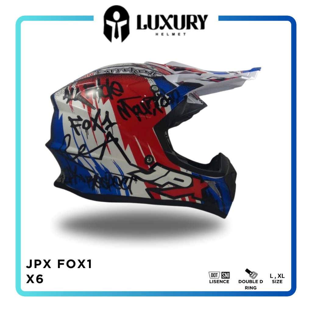 Helm Cross JPX Fox1 X6 Trail