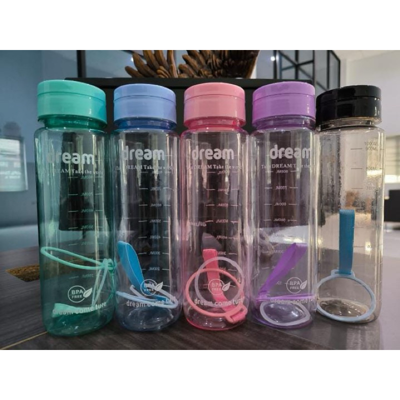 BOTOL MINUM DREAM COME TRUE 1 LITER / BOTOL MINUM ANAK / BOTOL MINUM SEKOLAH ANAK / BOTOL MINUM VIRA