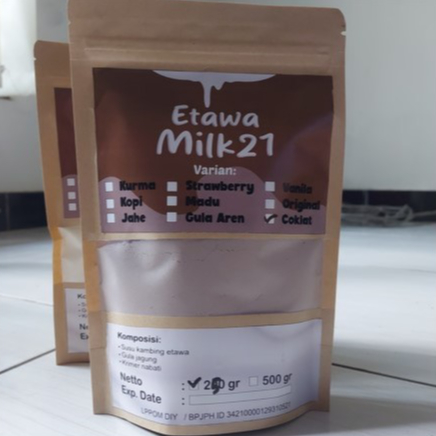 

Susu Kambing Etawa Bubuk Rasa Coklat