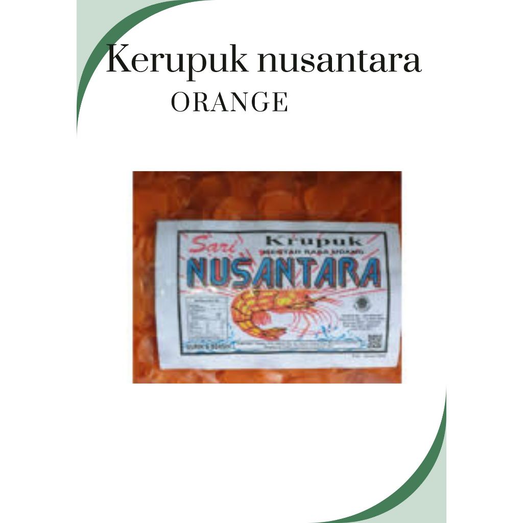 

Kerupuk nusantara oranye