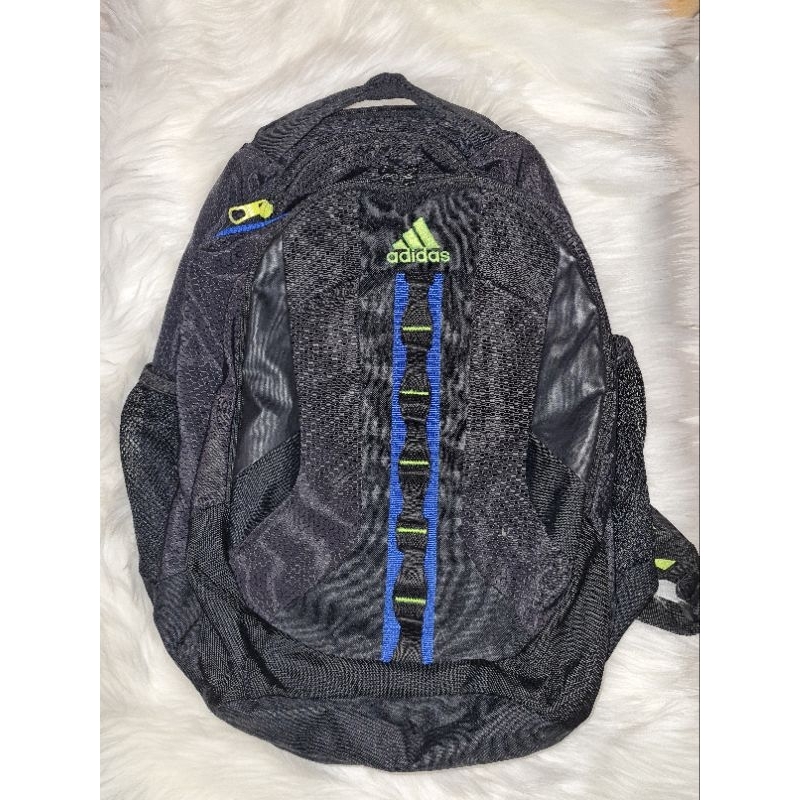 Tas Adidas Prime Backpack Black Bold Blue Original Second