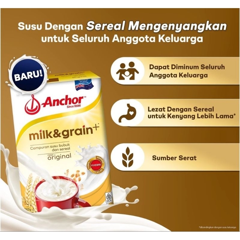 

ANCHOR MILK & GRAIN 175GR DAN 350GR