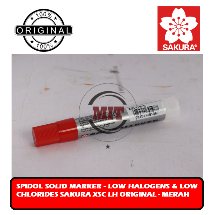 

Spidol Solid Marker - Low Halogens & Low Chlorides SAKURA XSC LH Original -