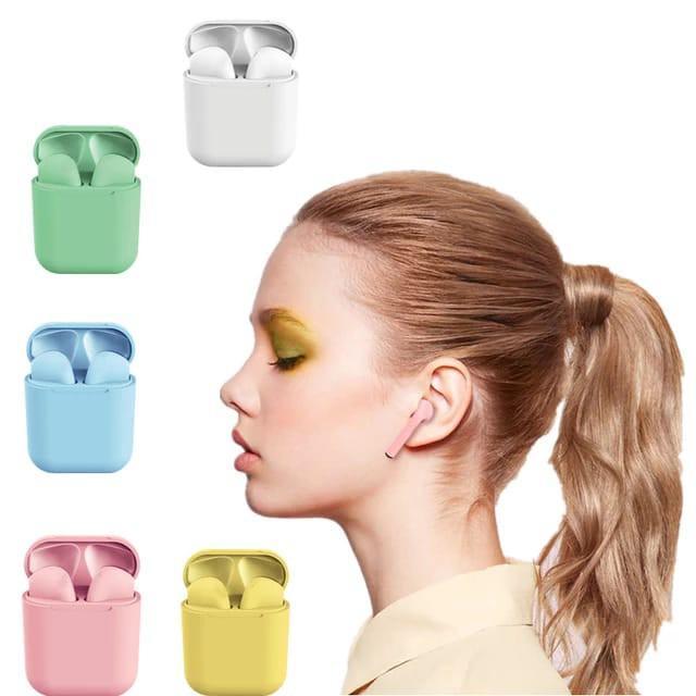 Earphone Hearphone Headphone Headset Wireless Bluetooth Murah Inpods 12 TWS Bluetooth 5.0 / Inpod