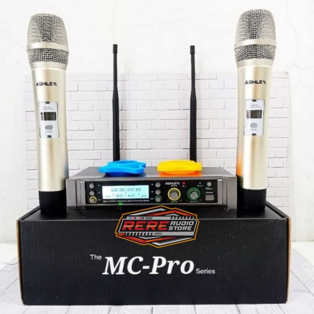 Mic Wireless ASHLEY Model MC-PRO / Microphone MC PRO Original ASHLEY