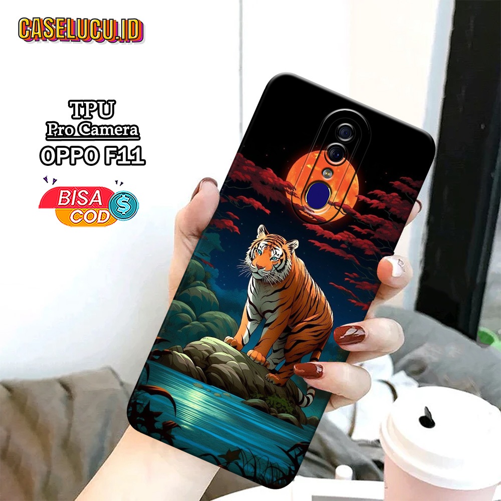 Casing Hp Oppo F11 Terbaru Fashion Case Binatang Case Hp Oppo F11 Soft Case Hp Oppo F11 Kesing Hp Si