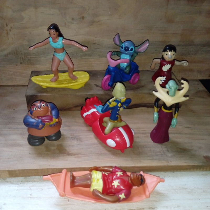 happy meal toys lilo and stitch set